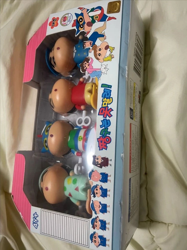 짱구 태엽 토이 새상품+짱구 거치대+키링 이미지