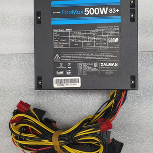 컴퓨터 파워 잘만 EcoMax 500W 이미지