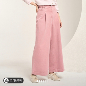 마인 원턱 와이드 데님 팬츠 스모크핑크 44 랑방 타임 더캐시미어 시스템 오브제 sjsj 이미지