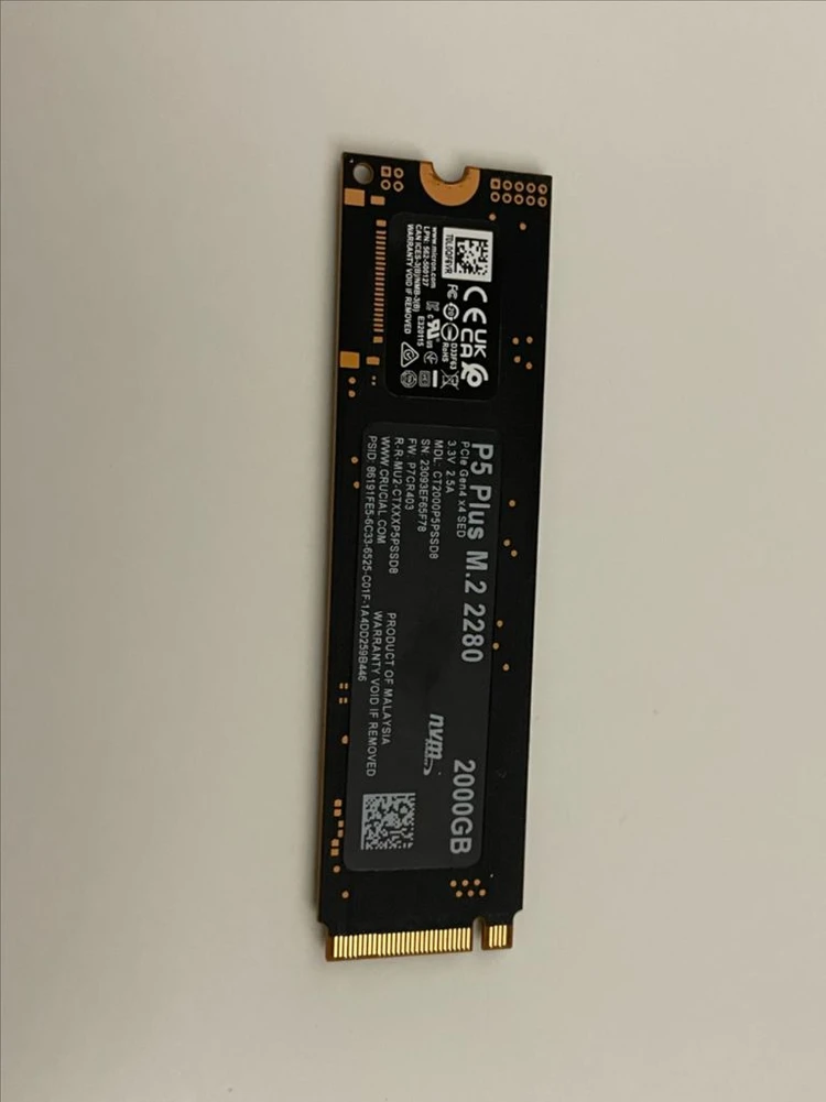 크루셜 P5 Plus M.2 2TB SSD 이미지