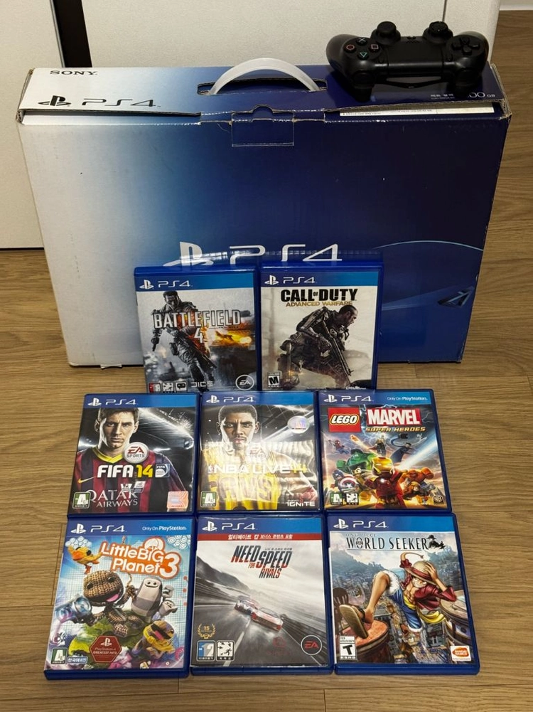 PS4 + cd - 안심되는 중고거래