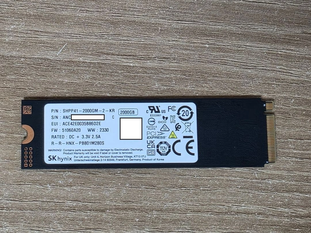 하이닉스(hynix) Platinum P41 NVMe 2TB (23년제품) 이미지