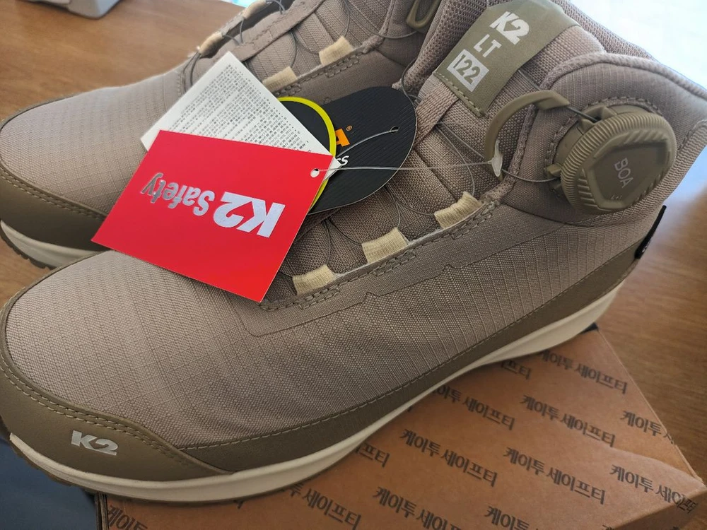 k2 LT-122BE 안전화 250 새제품 코드라메쉬 k2안전화 이미지