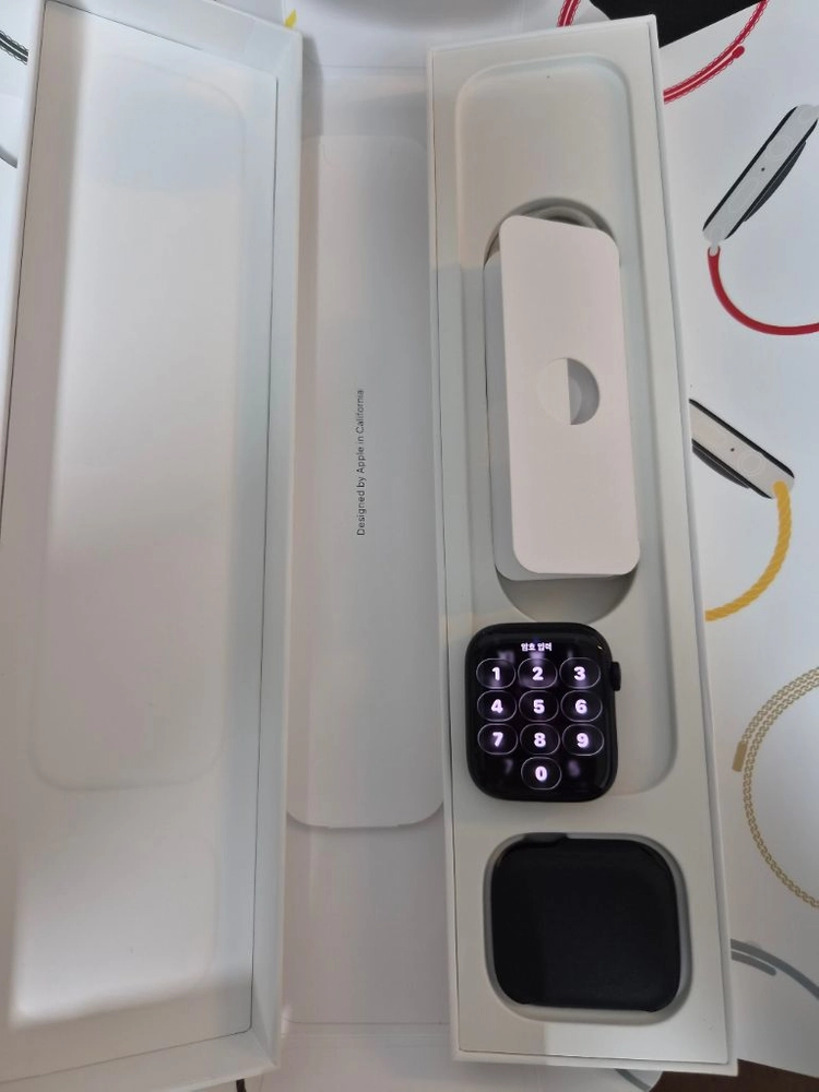 애플워치 Series 8 45mm 미드나이트 GPS 풀박스 판매 이미지