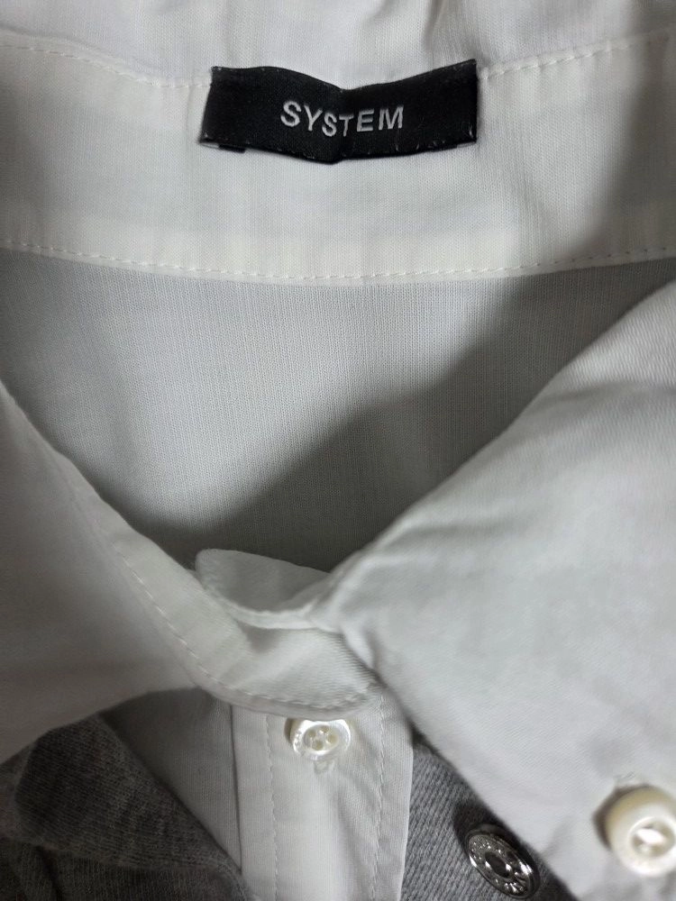 시스템 SYSTEM 22 셔츠 레이어드 티셔츠 (55) 이미지