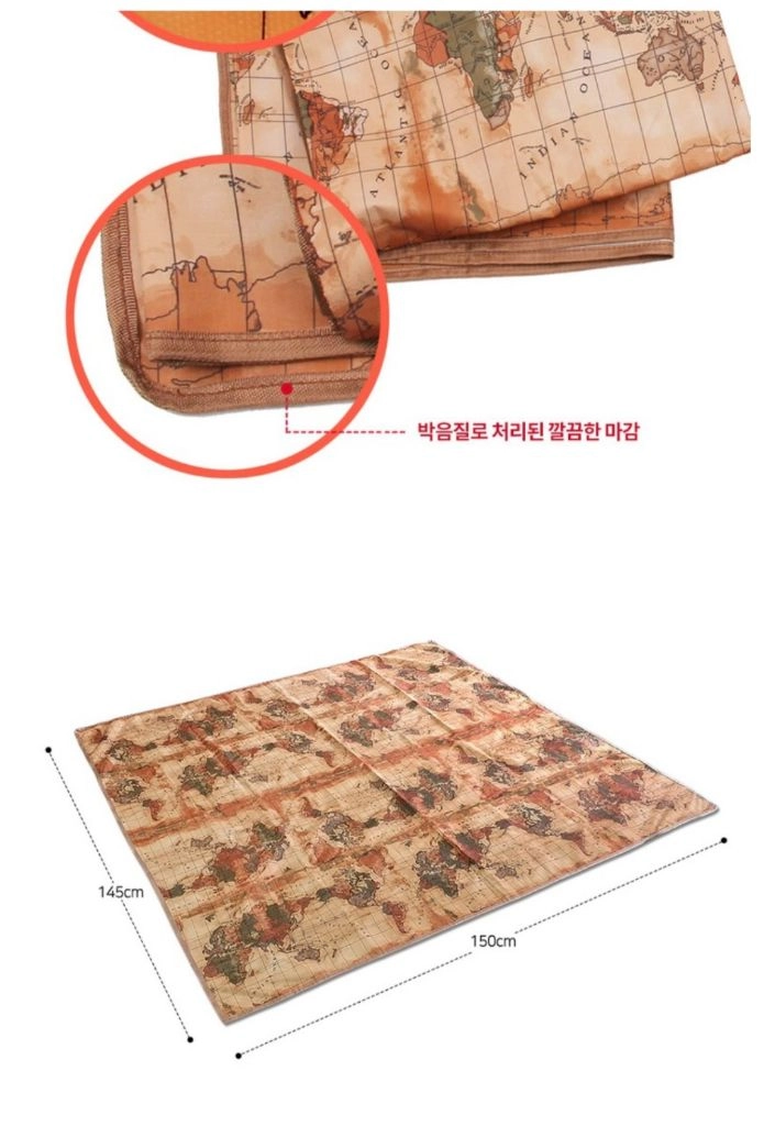 새상품) 스위스밀리터리 피크닉 매트 (150x145cm) 돗자리 이미지