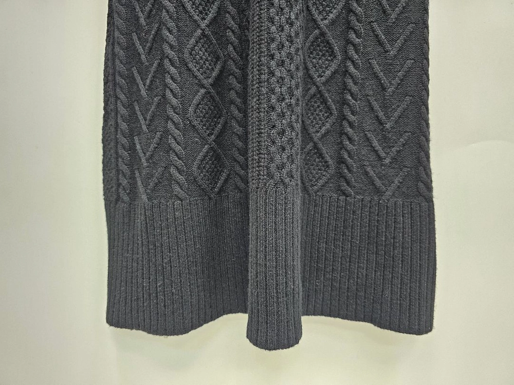 쥬시쥬디 23FW 꽈배기 울 니트 맥시 롱원피스 / 여 85 블랙 이미지