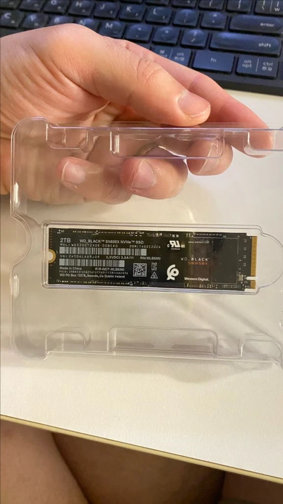 wd black sn850x 2tb (정품) 이미지