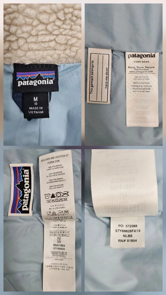 Patagonia 파타고니아 클래식 레트로x자켓 플리스 집업 / 아동 M 10y 아이보리 이미지