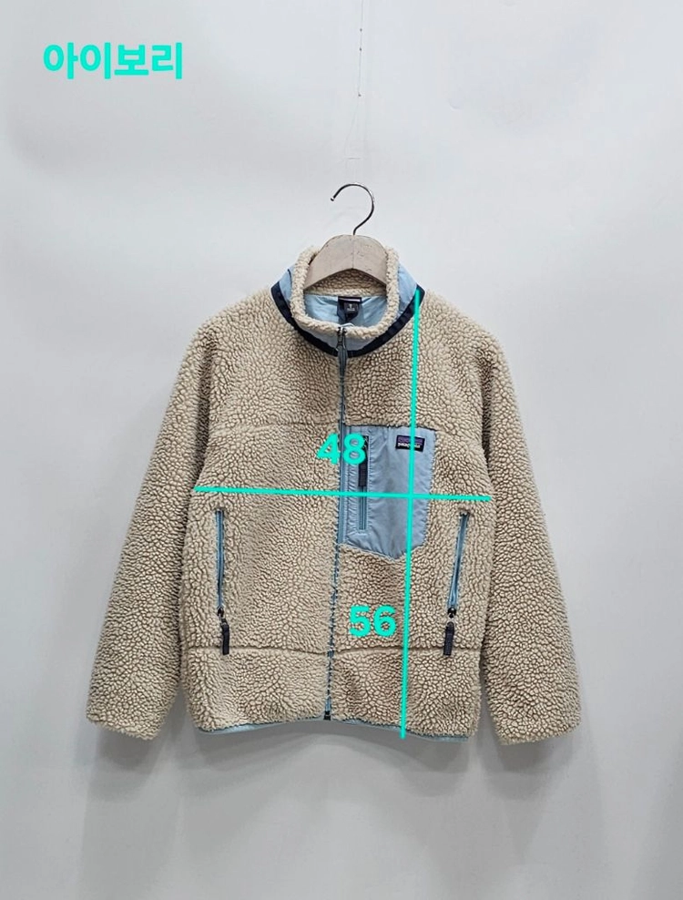 Patagonia 파타고니아 클래식 레트로x자켓 플리스 집업 / 아동 M 10y 아이보리 이미지