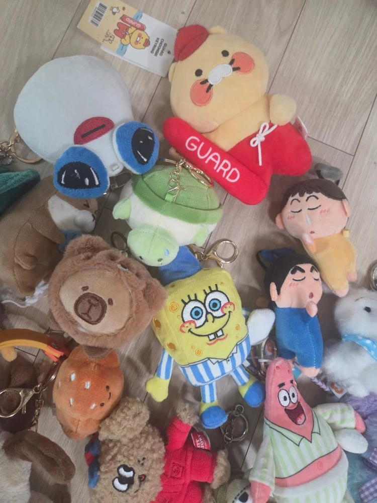 짱구가방 대왕인형 대왕고추인형 청양고추인형 토끼인형 키링 모두다 이미지