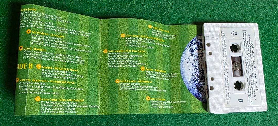 1998년 월드컵 앨범 Football Fever 앨범 판매합니다. 이미지