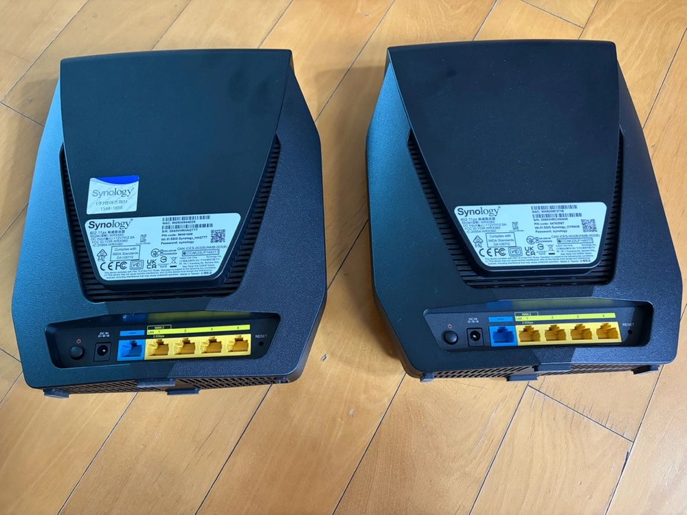 시놀로지 RT6600ax 1대 + WRX560 2대 이미지