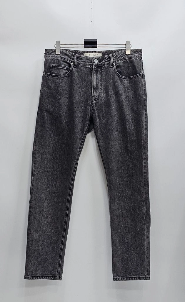 타임 옴므(TIME HOMME) 20FW 워싱 블랙 스트레이트 데님 팬츠 / 남 34 빈티지 블랙 이미지