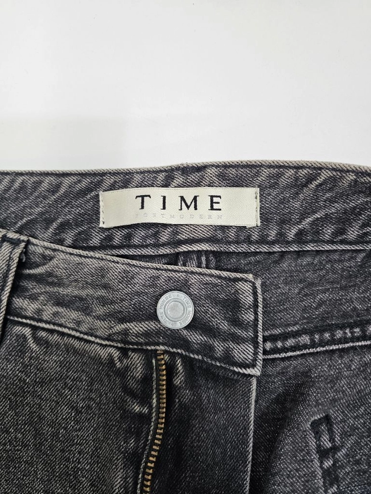 타임 옴므(TIME HOMME) 20FW 워싱 블랙 스트레이트 데님 팬츠 / 남 34 빈티지 블랙 이미지