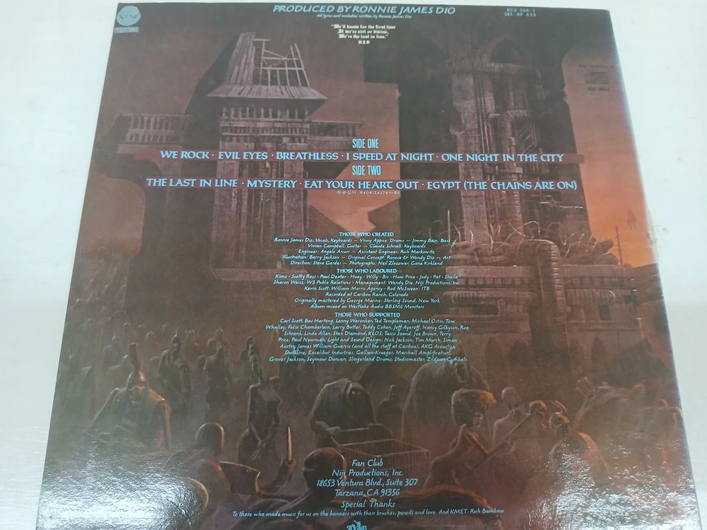 Dio // SACRED HEART ,The Last In Line(2LP) 이미지