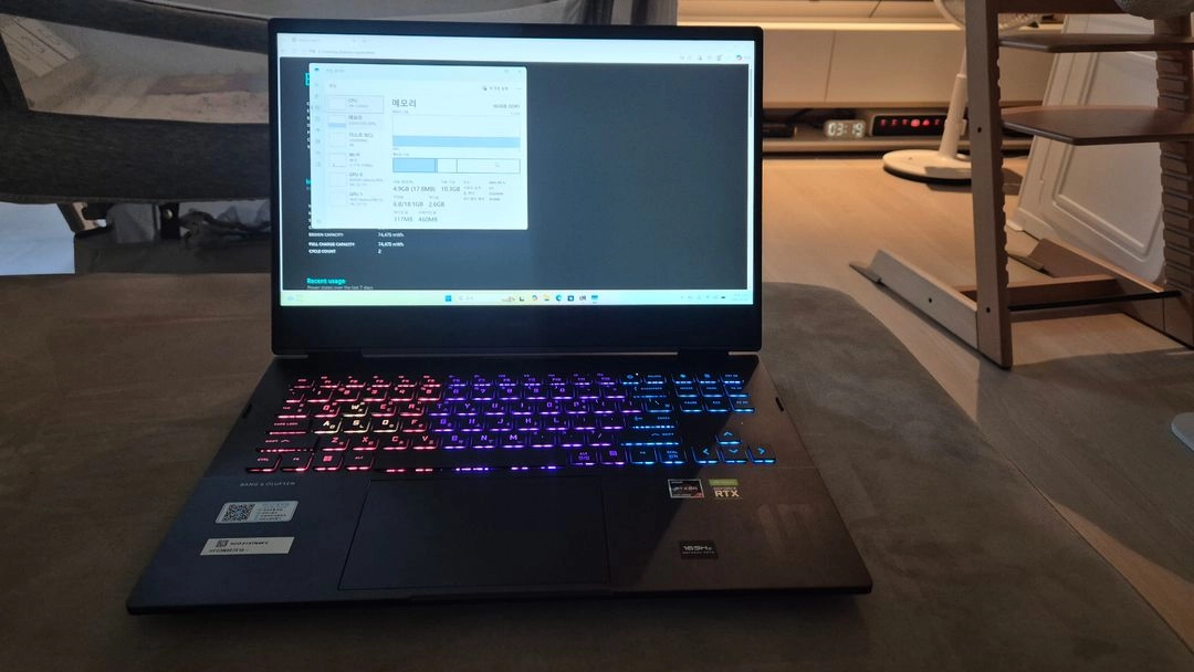 상태좋은 HP 오멘 고사양 게이밍 노트북 16인치(3070ti.ddr5 16g) 이미지