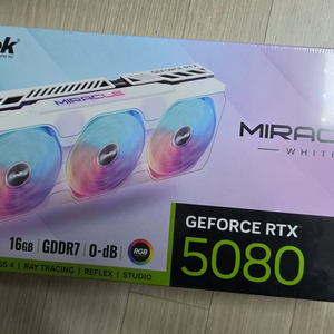 미개봉) RTX5080 미라클 화이트 이미지