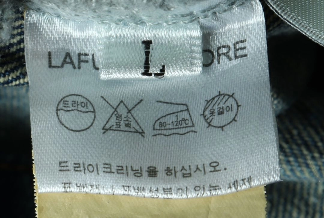 (L-XL) 라퍼지스토어 집업 바람막이 점퍼자켓 데님 이미지