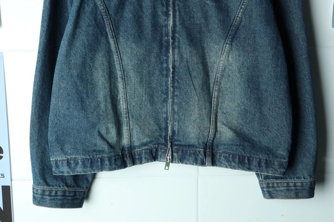 (L-XL) 라퍼지스토어 집업 바람막이 점퍼자켓 데님 이미지