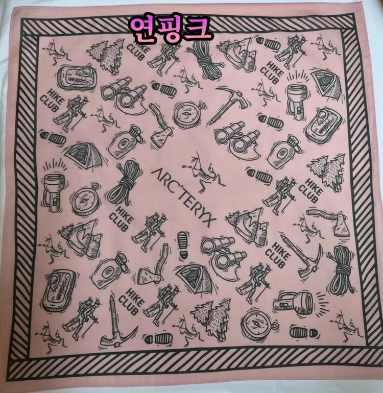 등산 아크테릭스 반다나 두건 이미지