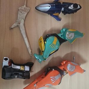 일괄 정크> 파워레인저 정글포스 가오레인저 가오렌쟈 백수전대 dx 디어 기린 샤크 타이거 울프 이미지