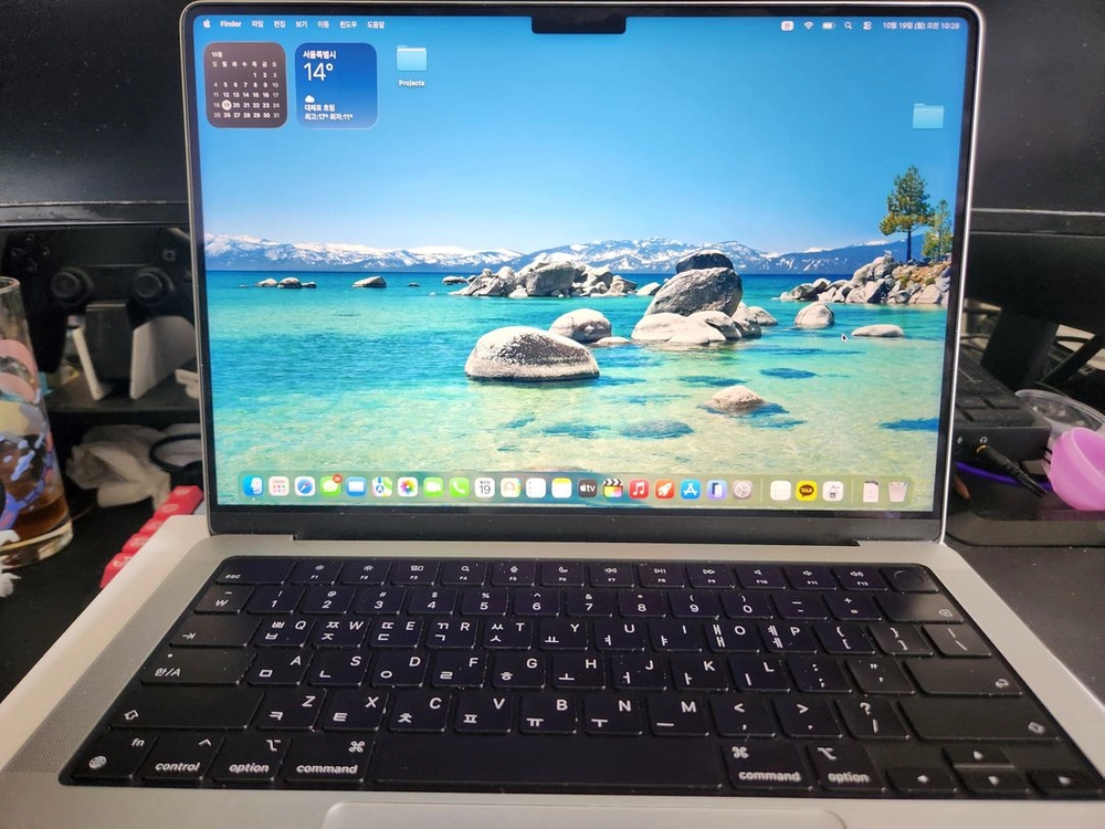 M4 PRO 맥북 프로 14인치 실버 이미지