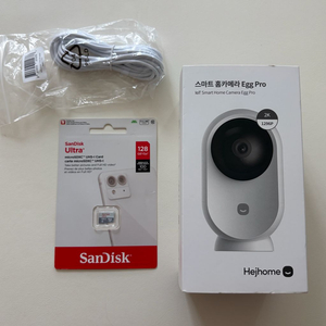 [새상품] 헤이홈 egg pro + SD카드 128GB + 케이블 3M 이미지
