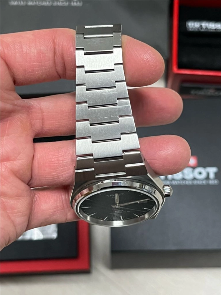 티쏘 PRX40mm 검판 풀박스+정품 러버밴드 이미지