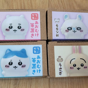 먼작귀(치이카와/하치와레/모몽가/우사기) 젓가락 받침 4개 일괄 판매 이미지