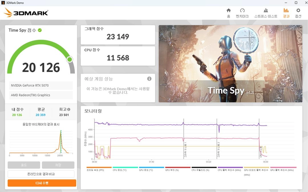 고사양 게이밍 PC 판매합니다 / 7800X3D + RTX 5070 이미지