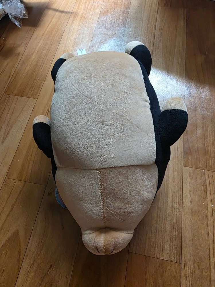 검정 시바견 강아지 봉제인형 이미지