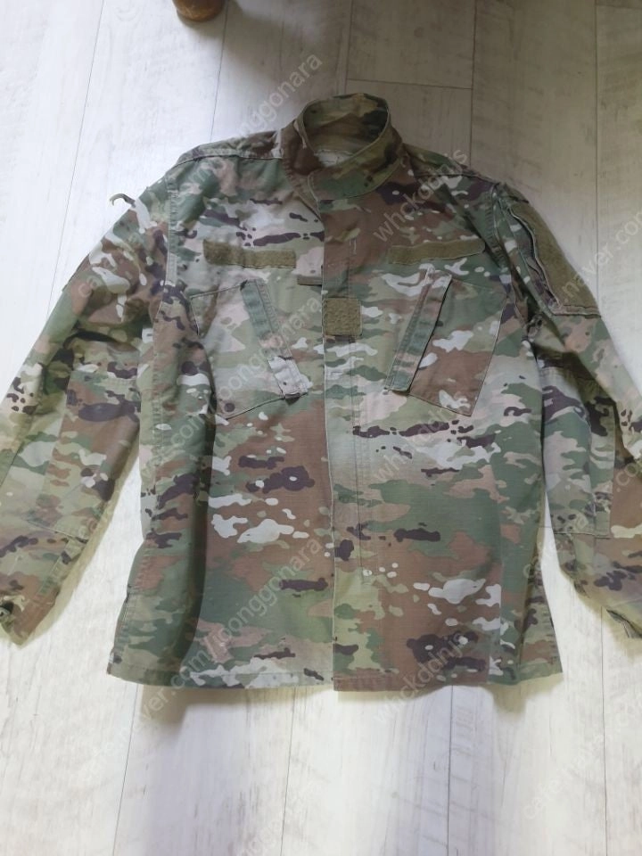 미군 멀티캠 전투복 /해병대 허리색/랜턴걸이 이미지