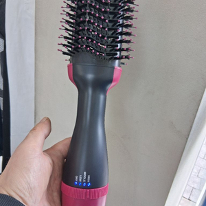 원스텝 헤어드라이어 스타일러 1200W 핑크 이미지