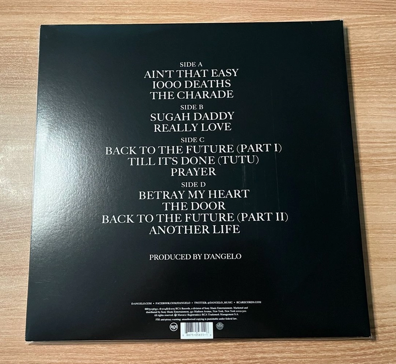 디안젤로 DAngelo 블랙 메시아 Black Messiah LP Vinyl 이미지