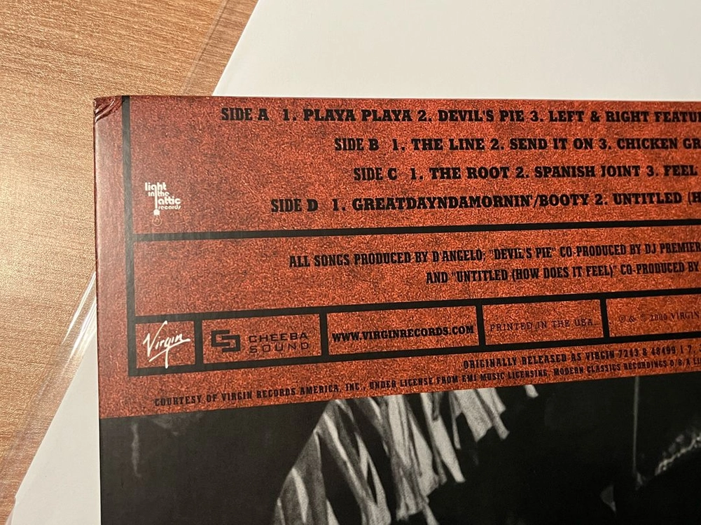 디안젤로 DAngelo 부두 Voodoo LP Vinyl 이미지
