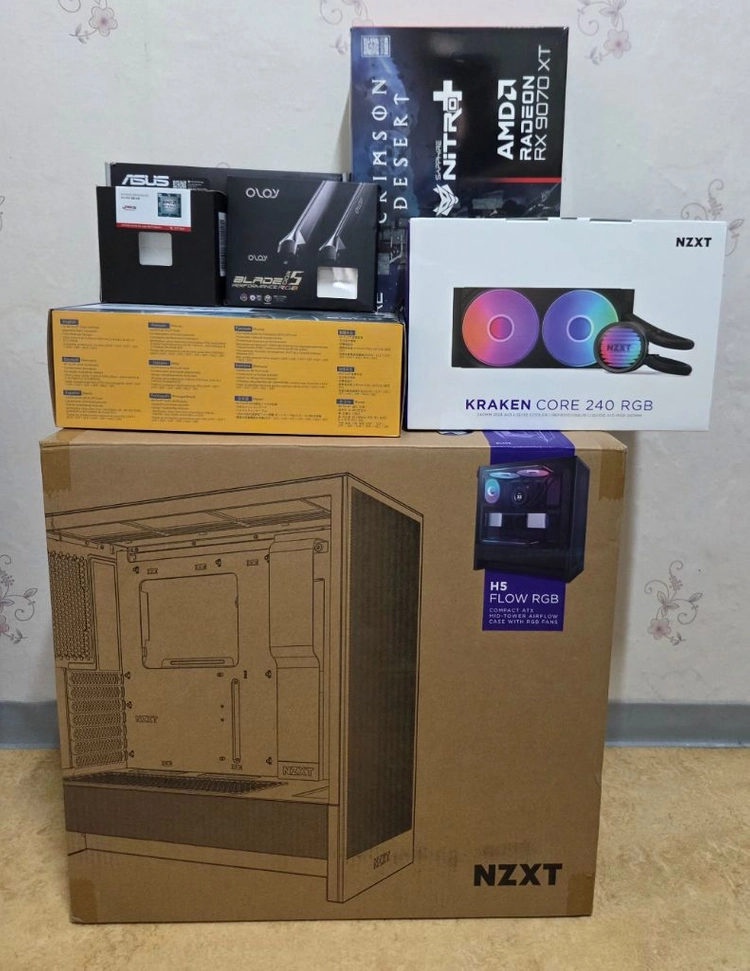 9800x3d / 9070xt / 32g 고사양 본체팝니다. 이미지