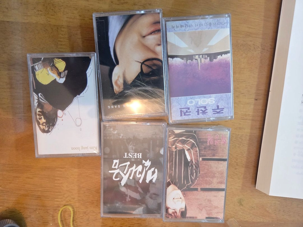 김장훈,주찬권,최성원.빛과소금.윤상 베스트 카세트테이프일괄 이미지