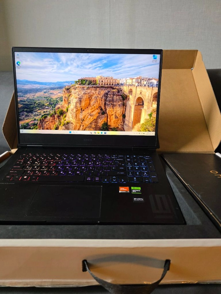 hp오멘16 게이밍노트북 rtx4060, qhd 240hz + 풀박 + 윈도우 이미지