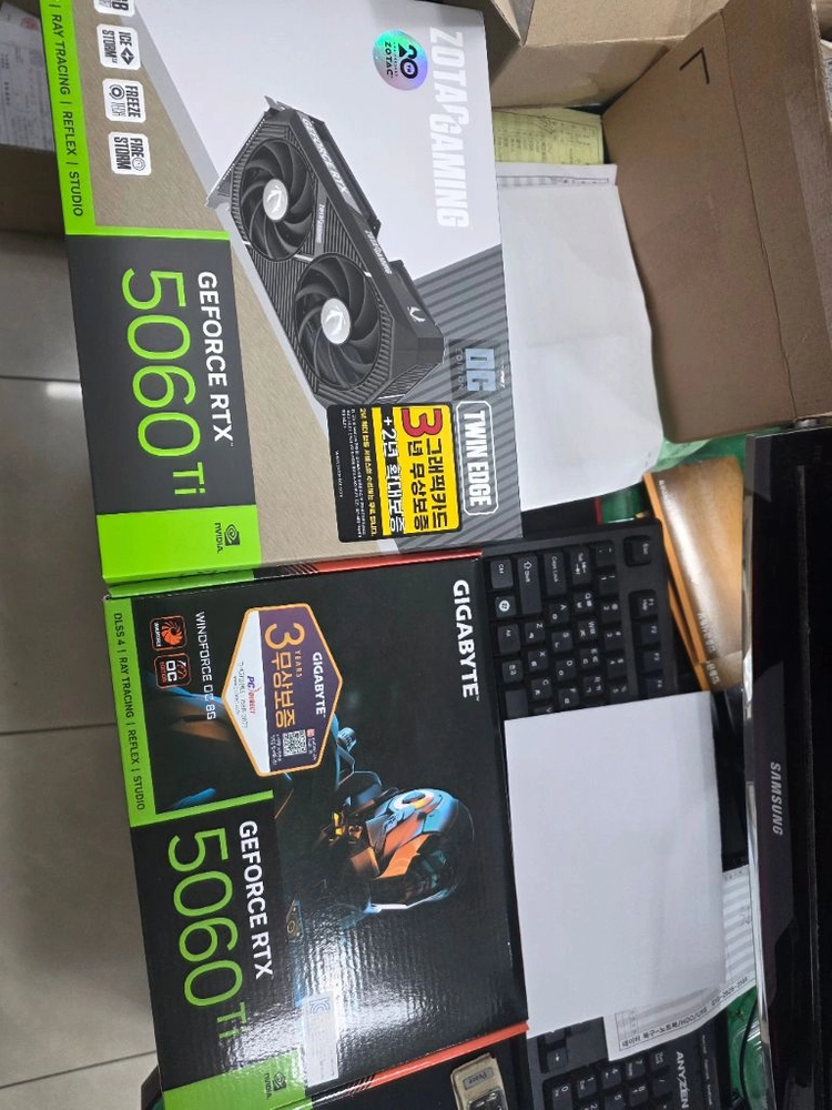 RTX5060Ti 국내정품 미개봉신품 부산 이미지
