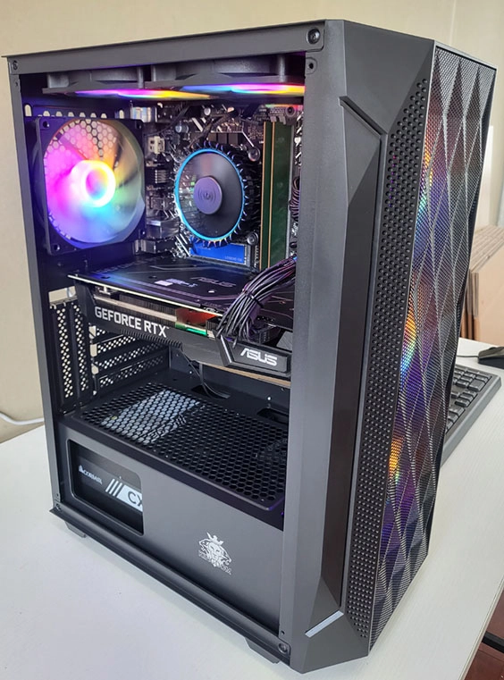 인텔 i5-12400F+H610M+16GB 게이밍컴퓨터 판매합니다 이미지