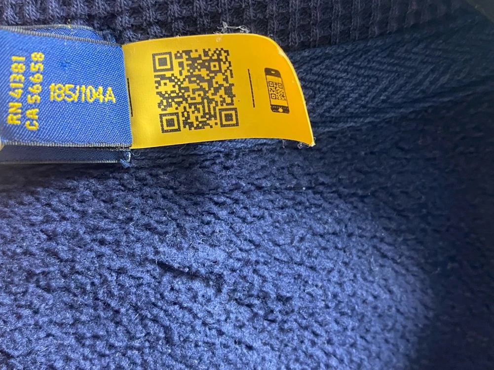 남성 폴로 풀집업 기모 후드 네이비 XL 큐알인증 가능 플리스 풀 지퍼 후디 자켓 Polo Ralph Lauren 이미지