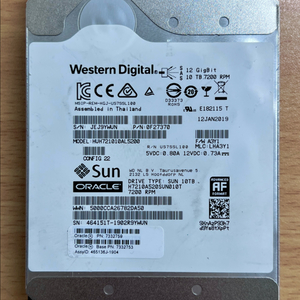 WD SAS HDD 10TB 7200RPM 2개 이미지