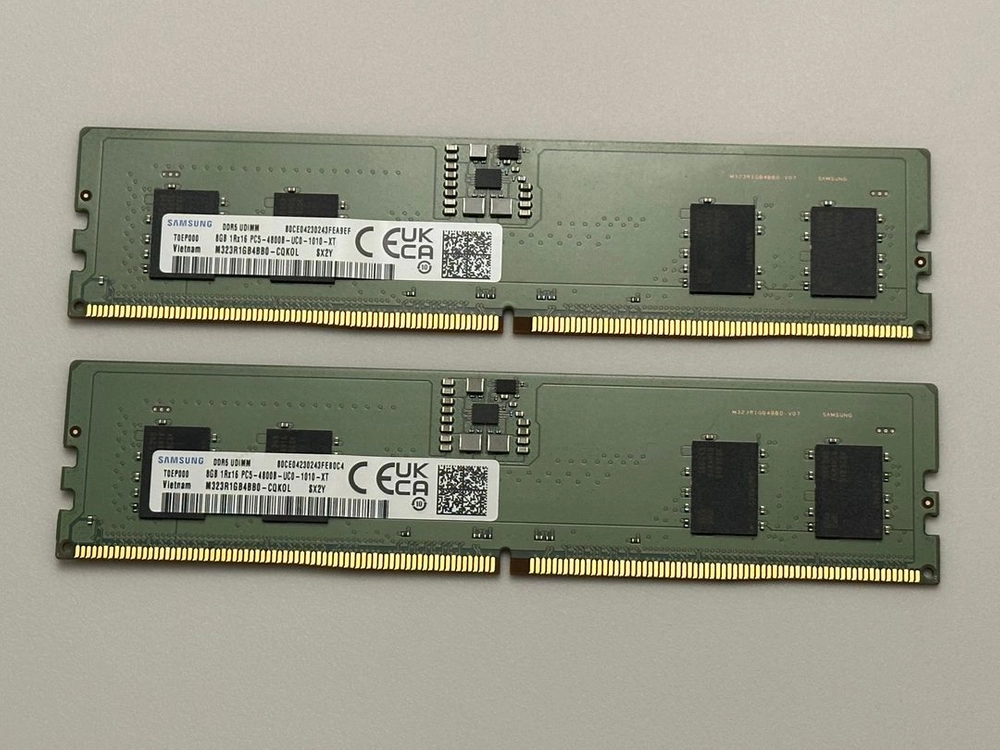 삼성전자 DDR5 4800 8GB × 2개 (총 16GB) 데스크탑 램 이미지