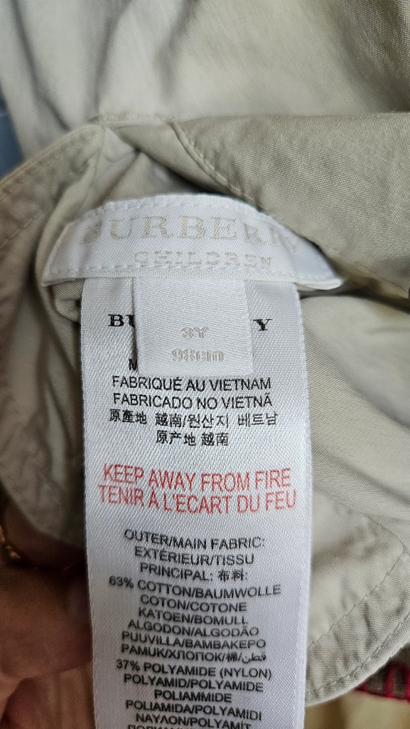 버버리키즈 리버시블 양면점퍼 자켓 100사이즈 이미지