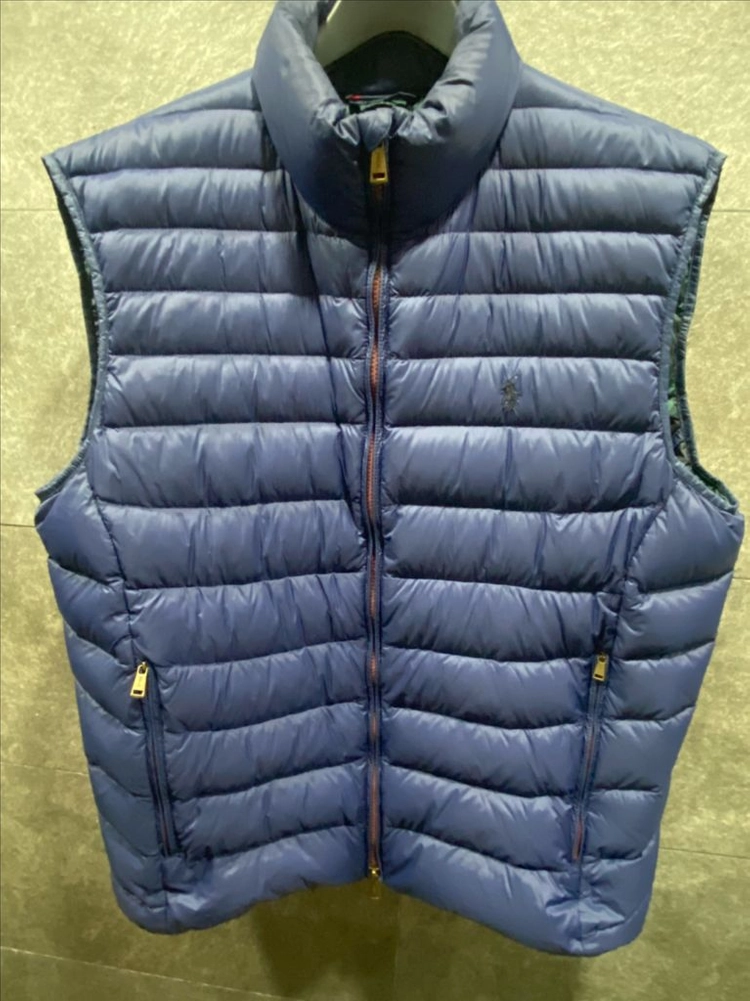 남성 폴로 경량패딩 라지 네이비 베스트 Polo Ralph Lauren 조끼 잠바 이미지
