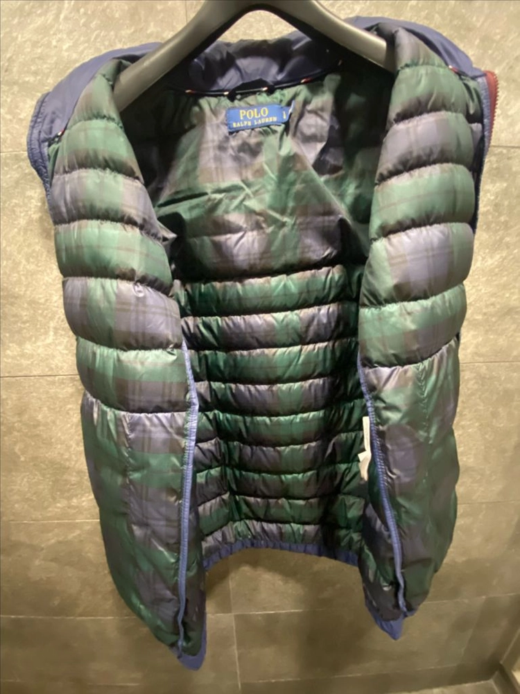 남성 폴로 경량패딩 라지 네이비 베스트 Polo Ralph Lauren 조끼 잠바 이미지