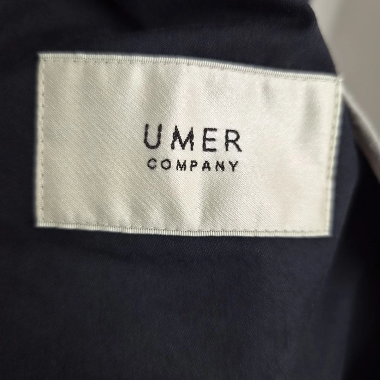 유메르(UMER) 후드 맥시 트렌치 코트 (다크 네이비 / Free) 이미지