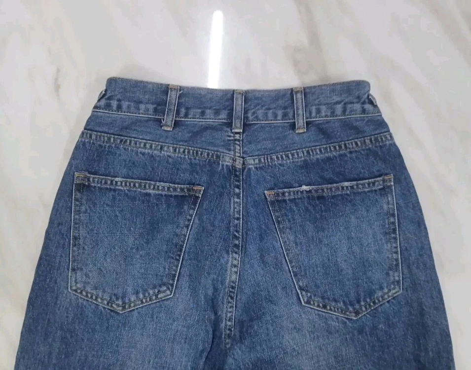 새상품급 여성 M] 셀린느 체인 워시 데님 청바지 바지 루이비통 디올 구찌 프라다 샤넬 펜디 에르메스 버버리 랑방 이미지