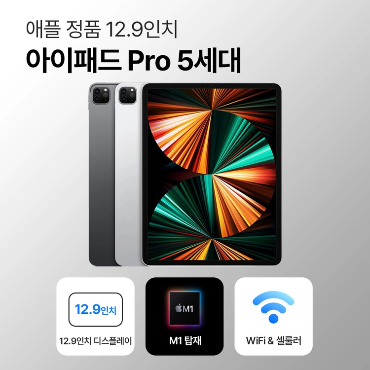 애플 아이패드 프로 5세대 12.9인치 M1 이미지